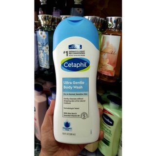 Cetaphil Ultra Gentle Refreshing Body Wash For Dry to Normal Sensitive Skin 500ml.