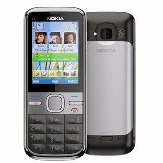 โทรศัพท์มือถือโนเกียปุ่มกด NOKIA C5 (สีดำ) 3G/4G  รุ่นใหม่2020  รองรับภาษาไทย