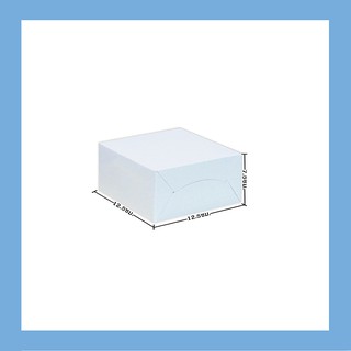 กล่องอาหารว่าง ไม่เจาะ ขนาด 12.5x12.5x6.5 ซม. (100 ใบ) INH101