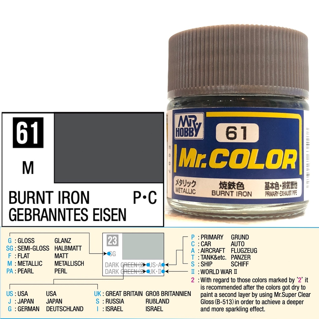 Mr.COLOR CAR & METALLIC TONE สีโลหะเมทาลิค และกลุ่มสีรถ | Shopee Thailand