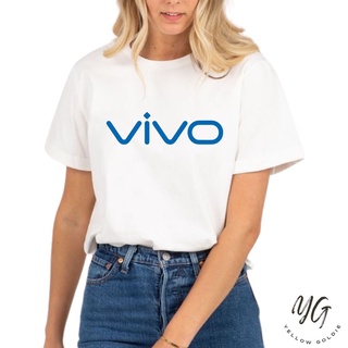 [S-5XL]เสื้อยืด พิมพ์ลายโลโก้สมาร์ทโฟน Vivo