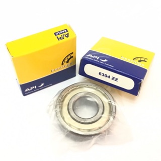 API Bearing 6304 ZZ ตลับลูกปืน เม็ดกลมร่องลึก คุณภาพเยี่ยม มาตรฐาน DGBB ปิดเหล็กสองด้าน