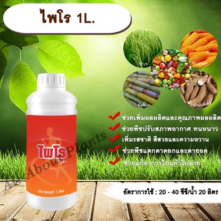 ไพโร 1L. ธาตุอาหารรอง ธาตุอาหารเสริม สังกะสี กำมะถัน ปรับสภาพอากาศ    แก้อาการใบแก้วใบลาย พืชขาดธาตุสังกะสี