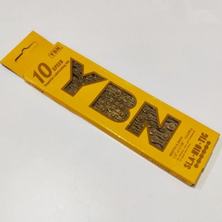 โซ่จักรยานเสือหมอบ เสือภูเขา YBN 10 สปีด สีทอง กล่องเหลือง