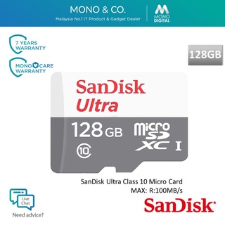 ภาพหน้าปกสินค้าSanDisk Ultra Micro SDcard Class10 64GB/128GB/256GB/512GB (SDSQUNR) เมมโมรี่การ์ด กล้องวงจรปิดไร้สาย กล้อง Ip camera ที่เกี่ยวข้อง