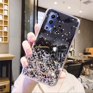 เคสโทรศัพท์ VIVO Y12A Y52 Y72 5G Y50 Y30 Y3S Phone Case Silicone Glitter Gel Transparent Clear Slim Soft Casing เคสซิลิโคน วีโว่Y52 วีโว่Y12A 5G