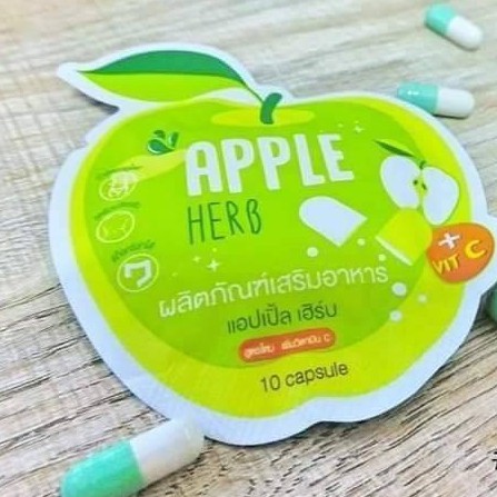 ภาพสินค้าแอปเปิ้ลดีท็อกซ์ กรีนแอปเปิ้ลเฮิร์บ Green Apple Herb Apple Detox 100% Apple Herb Detox จากร้าน minny_store บน Shopee ภาพที่ 2