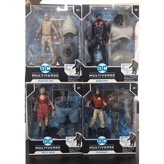 [Ready Stock] McFarlane Toys DC BUILD A 7IN  WV5 SUICIDE SQUAD MOVIE HARLEY QUINN BLOODSPORT PEACE MAKER POLKA DOT MAN