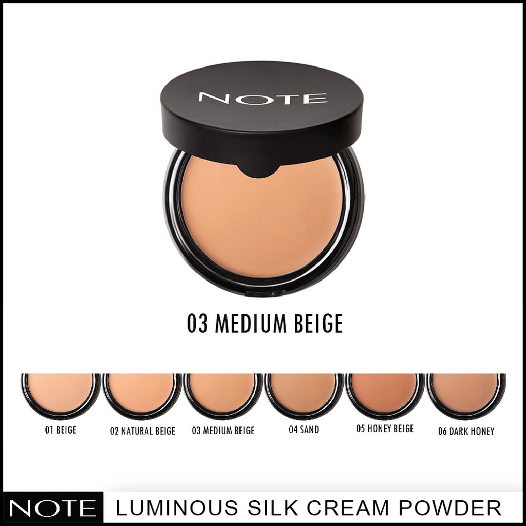 note-cosmetics-luminous-silk-cream-powder-03-medium-beige-ปาดเดียวเนียนกริ๊บ-1-ตลับครบเป็นไพรม์เมอร์-คอนซีลเลอร์-รองพื้น