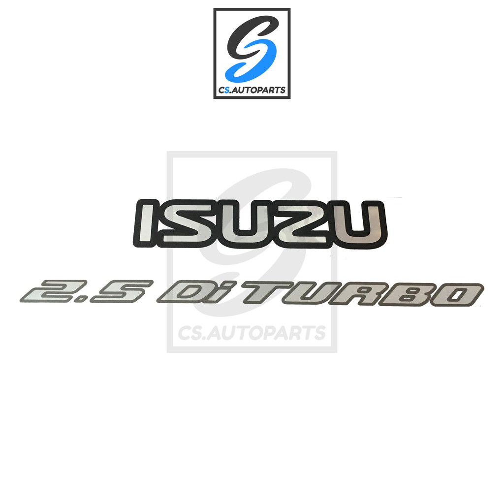 สติ๊กเกอร์ติดท้าย-isuzu-2-5-di-turbo-ติดท้ายรถ-isuzu-d-max