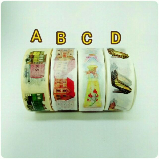 เทปตกแต่งลาย-บ้าน-รถ-รองเท้า-mt-masking-tape