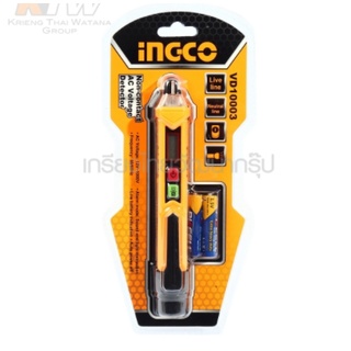 ปากกาวัดแรงดันไฟฟ้า (ไขควงลองไฟ) ยี่ห้อ INGCO VD10003 แจ้งเตือนด้วยแสงไฟและเสียง