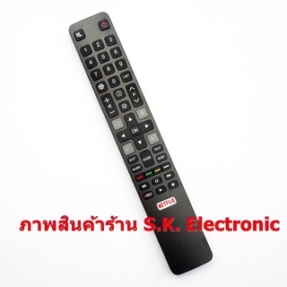 รีโมทใช้กับทีซีแอล สมาร์ททีวี มีปุ่ม NETFLIX , Remote for TCL Smart TV