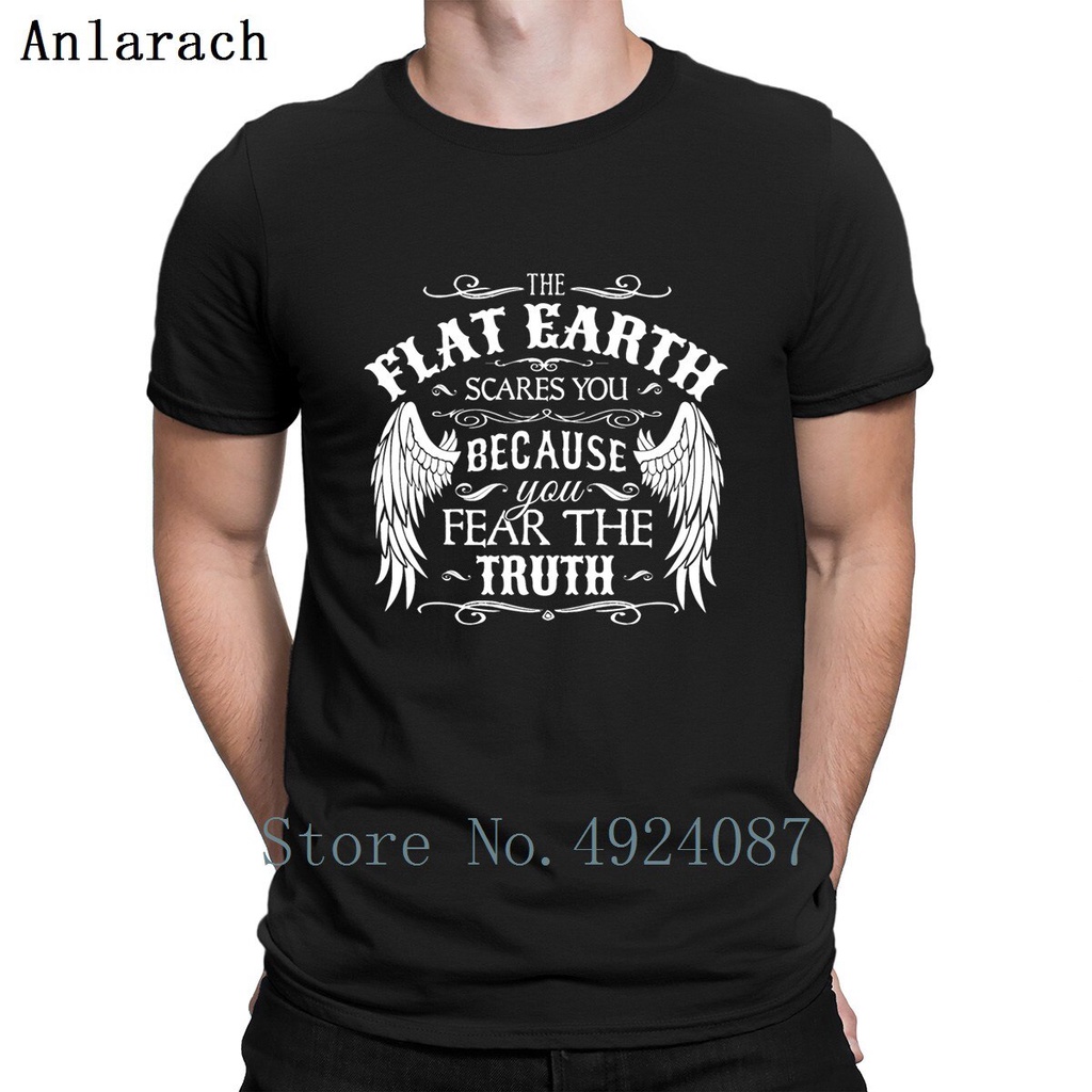 round-คอลูกเรือเสื้อยืด-พิมพ์ลายกราฟฟิคตัวอักษร-the-flat-earth-scares-you-stylish-ขนาดใหญ่-เหมาะกับฤดูร้อน-สําหรับผู้ชาย