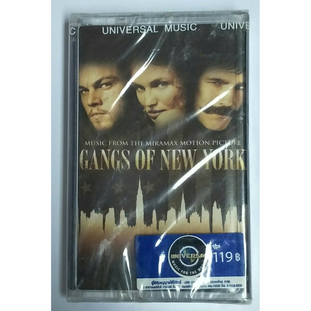 เทปเพลงประกอบภาพยนตร์-music-from-the-miramax-motion-picture-gangs-of-new-york