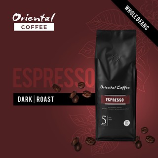 ภาพขนาดย่อของภาพหน้าปกสินค้ากาแฟอราบิก้า 100% คั่วเข้ม 500 กรัม 1 ถุง Oriental Coffee Espresso จากร้าน orientalcoffeeandtea บน Shopee