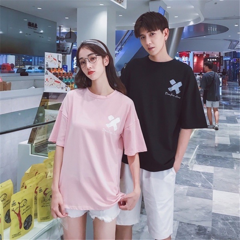 พร้อมส่ง-เสื้อคู่รัก-hipster-x-เสื้อคู่-เสื้อoversize-เสื้อเท่ๆ