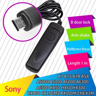 Bizoe Sony RM-VPR1 รีโมทควบคุมชัตเตอร์กล้อง แบบมีสาย สําหรับกล้อง Sony