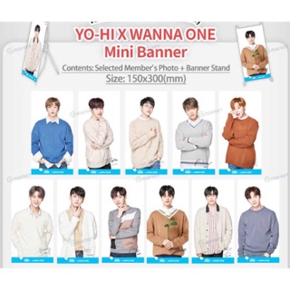 [พร้อมส่ง] Wanna One x Yo-Hi x Ghana Mini banner / โปสการ์ด / ที่รองเม้าส์ / ไดอารี่ แดเนียล ซองอู