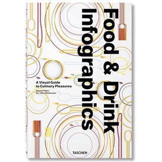 หนังสือภาษาอังกฤษ Food &amp; Drink Infographics. A Visual Guide to Culinary Pleasures
