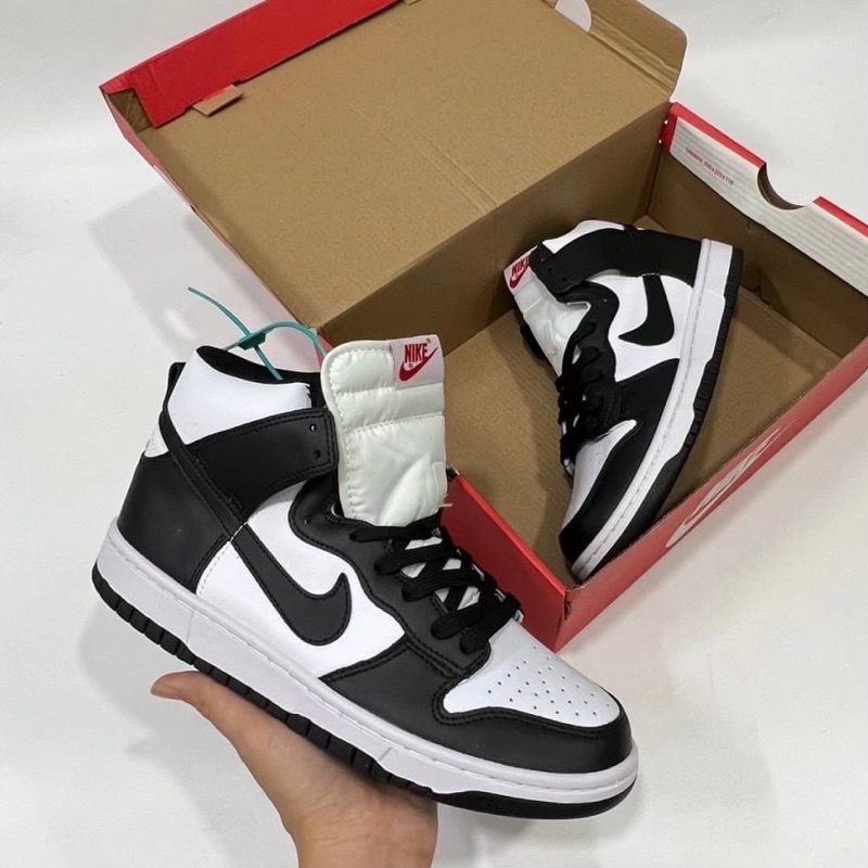 nike-dunk-high-black-white-panda-รุ่นขายดี-สินค้าพร้อมส่ง