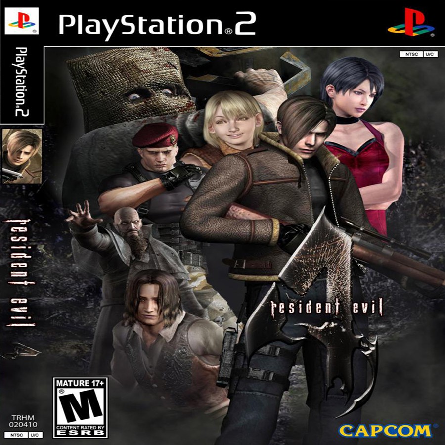 แผ่นเกมส์-ps2-มีสูตรให้ใช้ฟรีด้วย-resident-evill-4-usa