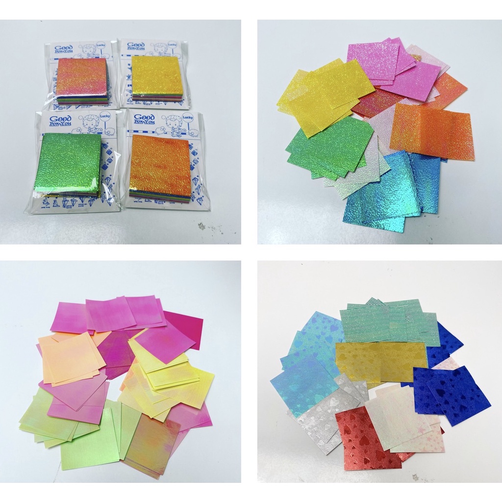 กระดาษพับนก-พับเต่า-อเนกประสงค์-พร้อมวิธีพับ-แบบคละสี-70-แผ่น-ขนาด-3-8-x-3-8-ซม