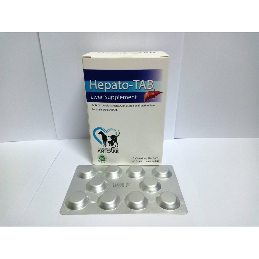 แบ่งขาย-hepato-tab-วิตามินบำรุงตับ-เสริมการทำงานของตับ-สุนัข-แมว-เลขทะเบียน-01-08-52-0012