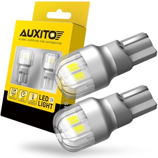Auxito หลอดไฟถอยหลัง LED W16W T15 3030 SMD T16 912 921 6000K สว่างมาก สีขาว สําหรับรถยนต์ 2 ชิ้น