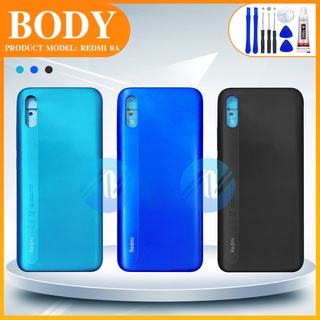 Body Redmi 9A อะไหล่บอดี้ชุด ( แกนกลาง + ฝาหลัง ) body Redmi 9A