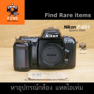 กล้อง Nikon F-601 Quartz Date กล้องฟิล์ม Auto Focus Nikon F-601 กล้อง Nikon AF แถมถ่าน CR-P2 Lithium 6V