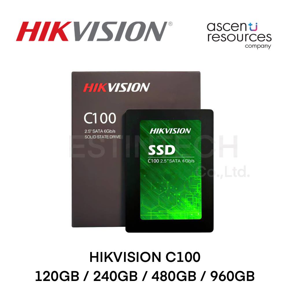 ssd-เอสเอสดี-hikvision-c100-120-240-480-960-gb-ของใหม่ประกัน-3ปี