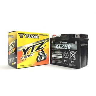 แบตเตอรี่มอเตอร์ไซค์ YUASA YTZ6V