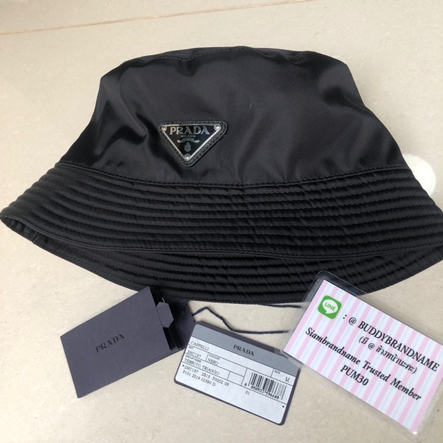 Prada bucket hat discount measurements