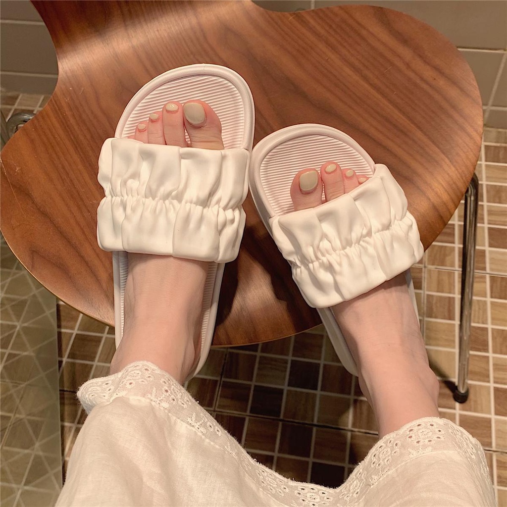 ภาพหน้าปกสินค้าSunnycolor รองเท้าแตะผู้หญิง รองเท้าแตะ รองเท้า ร้องเท้าแตะ 2022 ใหม่ 032429