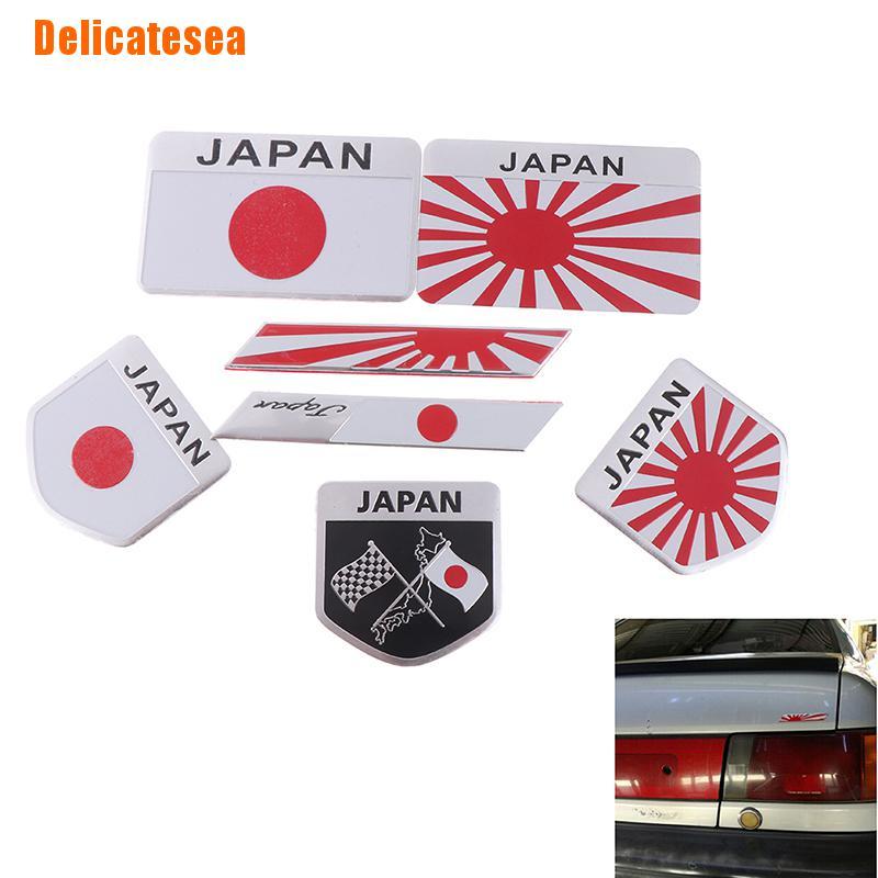 delicatesea-สติกเกอร์โลโก้ธงญี่ปุ่น-สําหรับติดตกแต่งรถจักรยานยนต์-รถยนต์-1-ชิ้น
