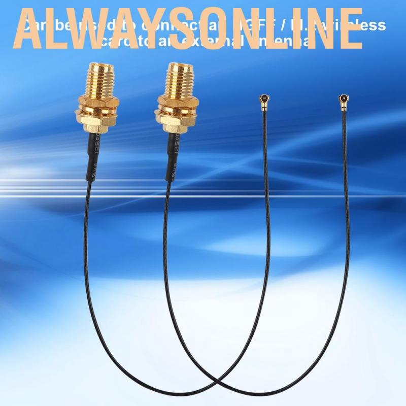 alwaysonline-โมดูลการ์ดเครือข่ายไร้สาย-rf0-81-ipex-4-เป็นเกลียวภายนอก-สําหรับ-m-2-wifi-2-ชิ้น