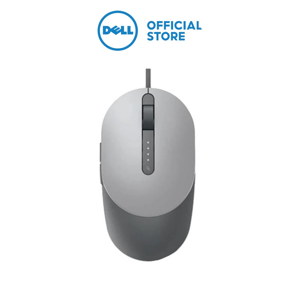 ภาพหน้าปกสินค้าDELL MOUSE (เมาส์) LASER WIRED MS3220 TITAN GRAY