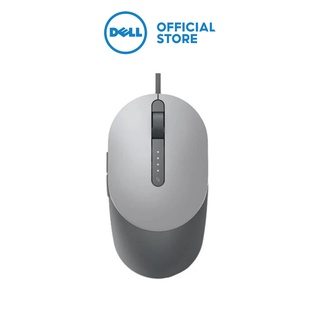 DELL  MOUSE (เมาส์)  LASER WIRED MS3220 TITAN GRAY
