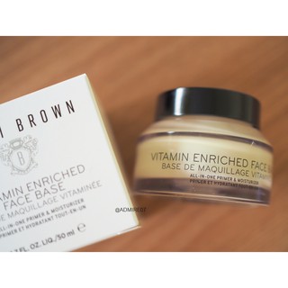 ส่งฟรี Bobbi Brown VITAMIN ENRICHED FACE BASE 50ml ไพรเมอร์ และ มอยส์เจอไรเซอร์ OCT02