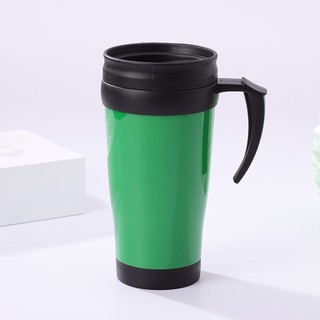 Coffee mug แก้วน้ำฝาสไลด์พกพามีหูจับ