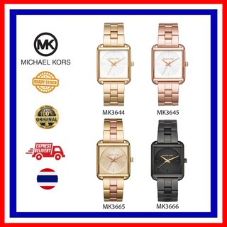 【Spot delivery】Michael Kors ผู้หญิง แฟชั่น หรูหรา นาฬิกา MK MK3644 MK3645 MK3666 MK3665 37mm