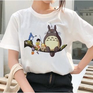 ✳✙Totoro Spirited Away t shirt female Japanese cartoon Anime women tshirt ulzzang clothes streetwear harajuku graphic te