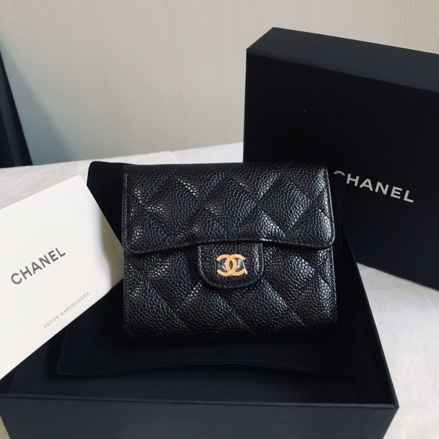 New Chanel tri fold wallet (holo31)