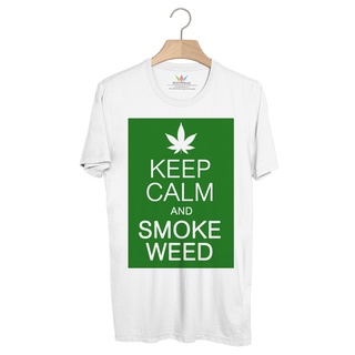 BP888 เสื้อยืด KEEP CALM AND SMOKE WEED