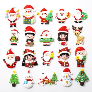 【Xmas】ป้ายซานตาคลอสสโนว์แมนสําหรับตกแต่งเค้กต้นคริสต์มาส