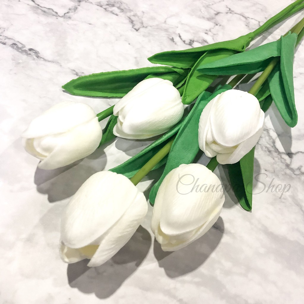 ดอกทิวลิปปลอม ดอกไม้ปลอม ตกแต่งห้อง (พร็อพถ่ายรูป) | Shopee Thailand