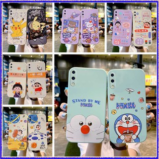 For  เคส vivo Y93 Y91C Y97 phone case Crayon Shinchan Doraemon Babi Biqiu Astronaut Rabbit Bear Cute Cartoon soft case cover กรณีการ์ตูน เคสซิลิโคน