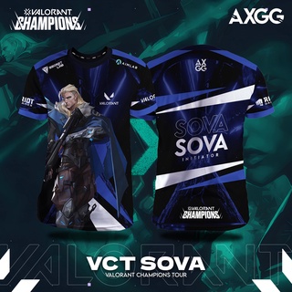 Valorant vct 2022  axgg - sova  เสื้อเชิ้ตเล่นเกม