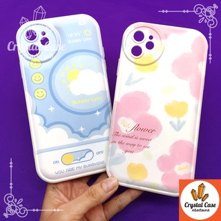 เคสมือถือนิ่มผิวเงา ซิลิโคน TPU พิมพ์ลายการ์ตูน ViVo Y17 Y20  กันกล้องวงกลม